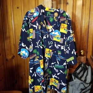 Vintage 90s bowling shirt